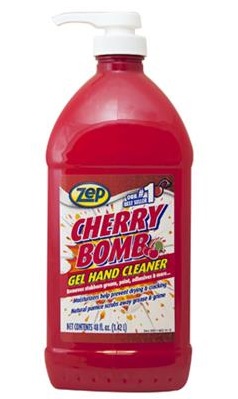 Zep Cherry Bomb Heavy Duty Hand Cleaner with Fine Pumice (1/48oz